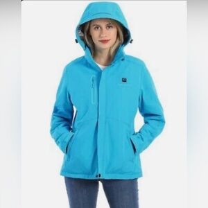 ✨Venustas Women's Heated Blue Jacket (L) Just in time for the holidays! ❄️🎿🛷 🎁✨